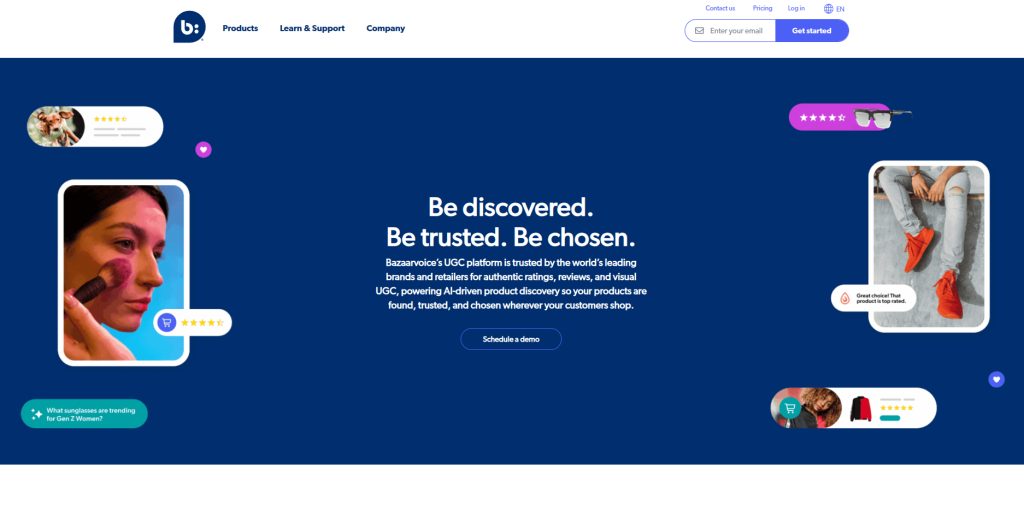 bazaarvoice herramientas ia prueba social
