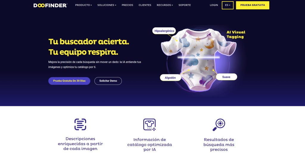 doofinder ai visual tagging herramientas ia descripciones de producto