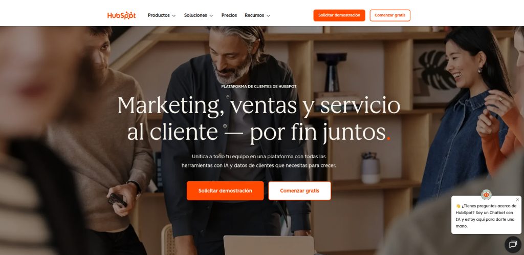 hubspot herramientas ia crm