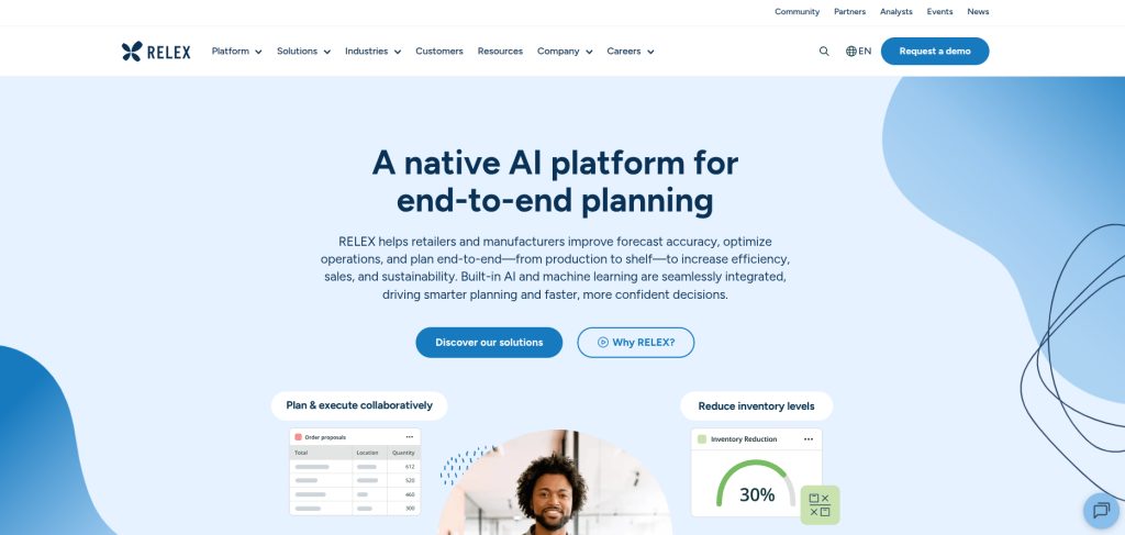 relex solutions herramientas ia inventario stock