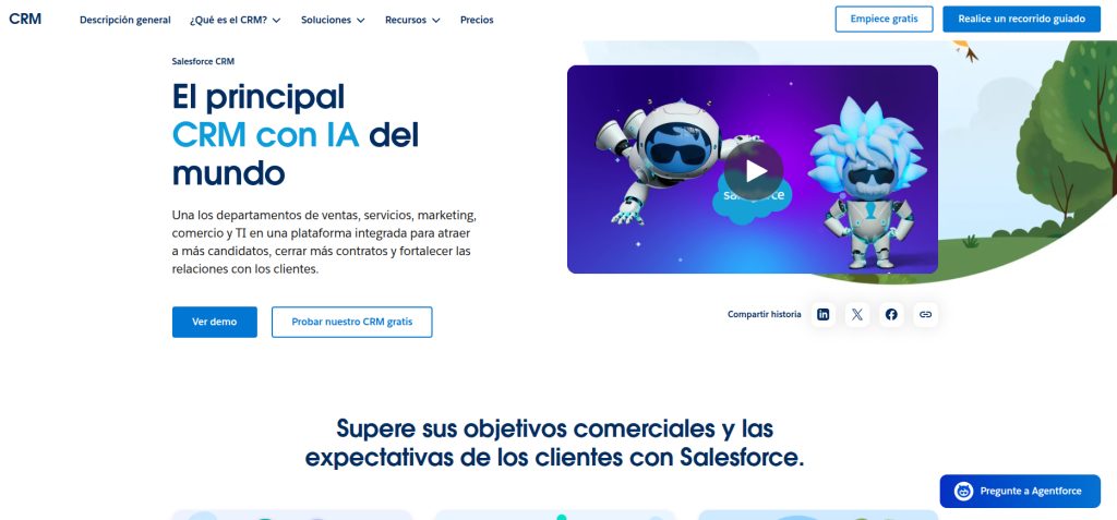 salesforce herramientas ia crm