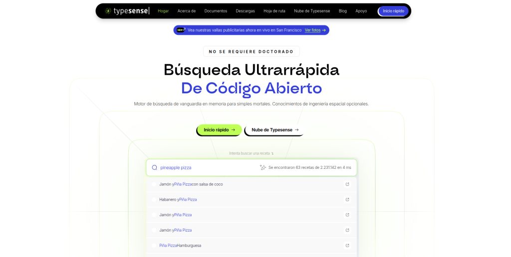 typesense buscador interno ecommerce herramientas ia