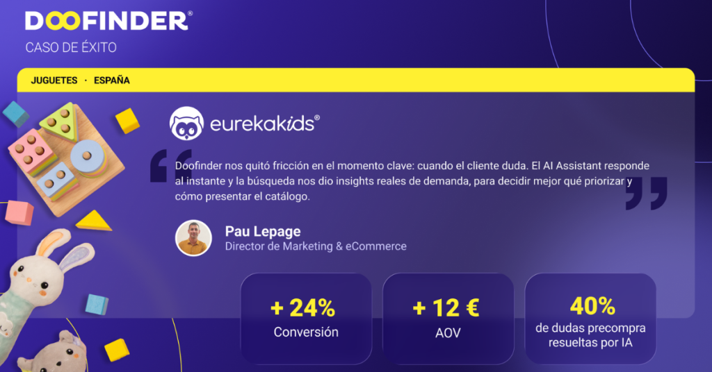 ai shopping assistant eurekakids doofinder