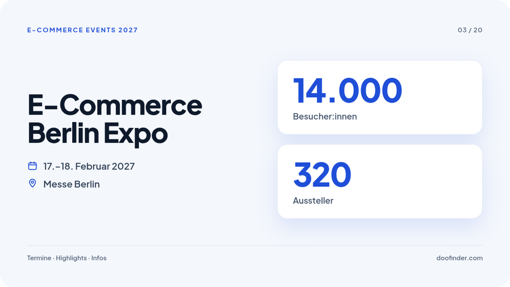 03 E Commerce Berlin Expo 3. E-Commerce Berlin Expo 2027