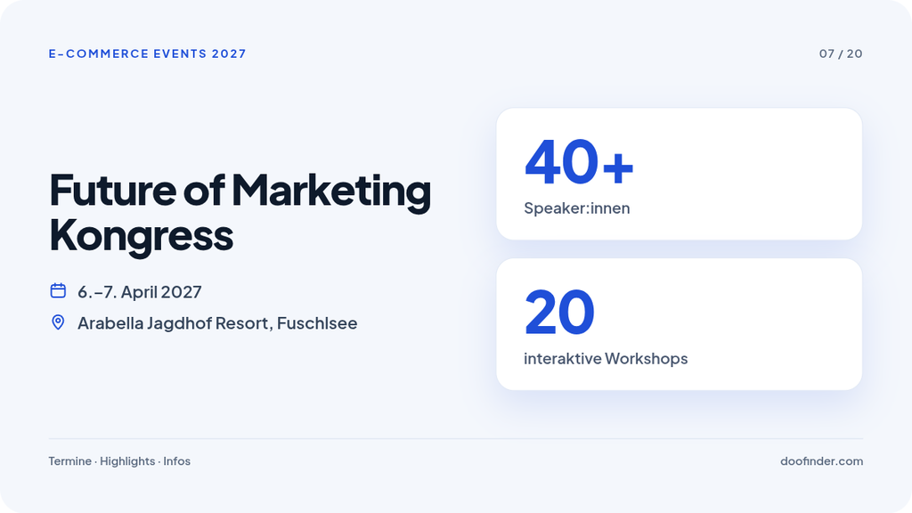 9. Future of Marketing Kongress 2027 9. Future of Marketing Kongress 2027
