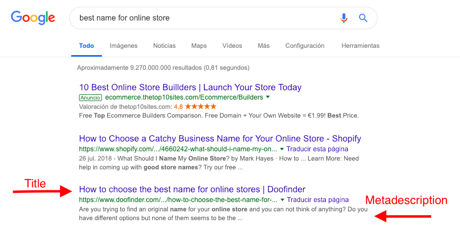 redaccion seo ecommerce