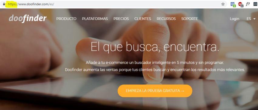 seguridad ecommerce doofinder https